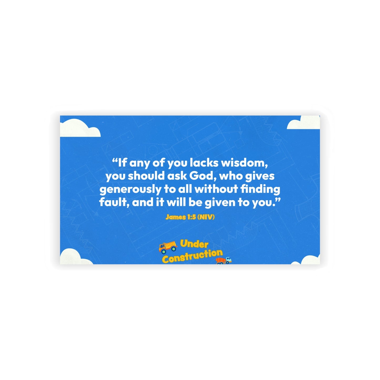 Memory Verse Cards | V8 | Under Construction Preschool