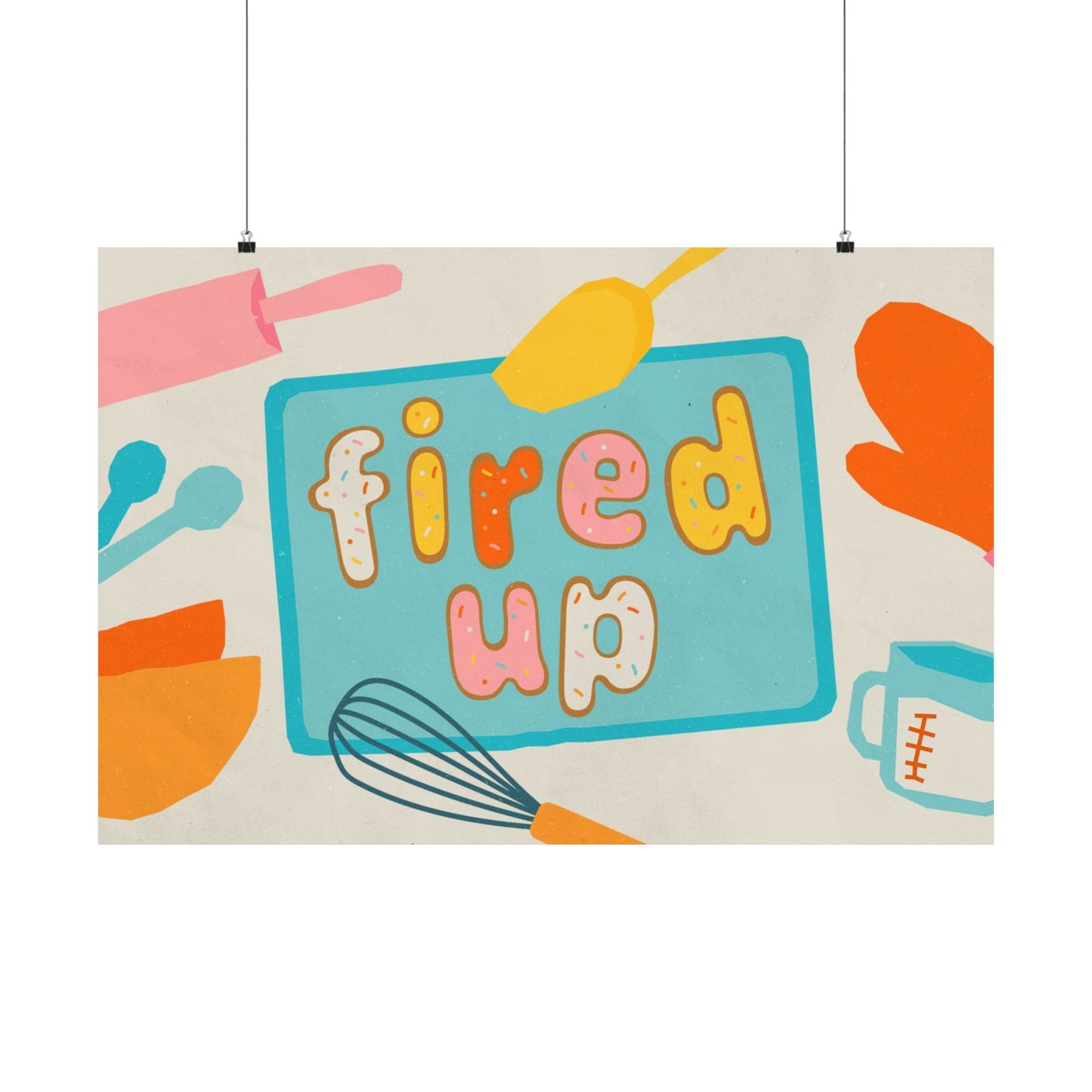 Poster | V8 | Fired Up Preschool Series Graphic | Horizontal