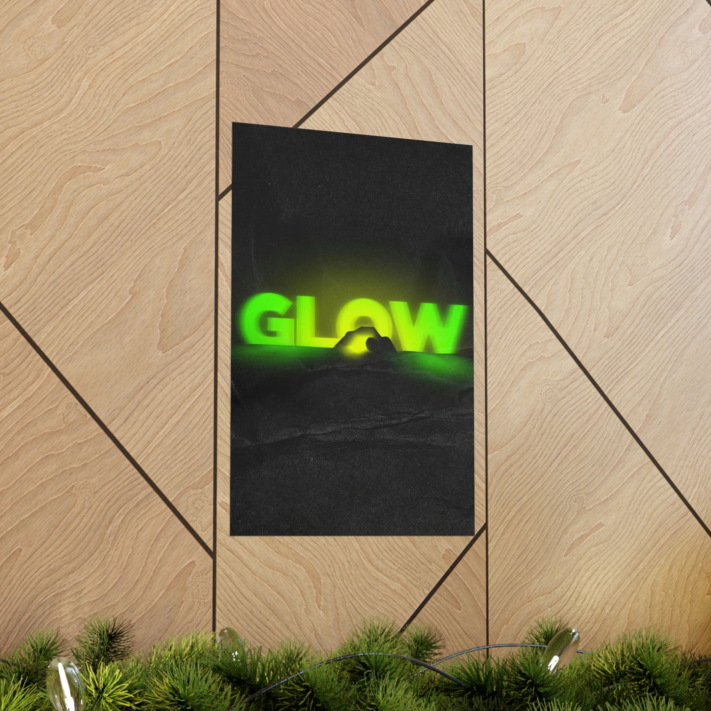 Poster | V7 | Glow Series Graphic | Vertical