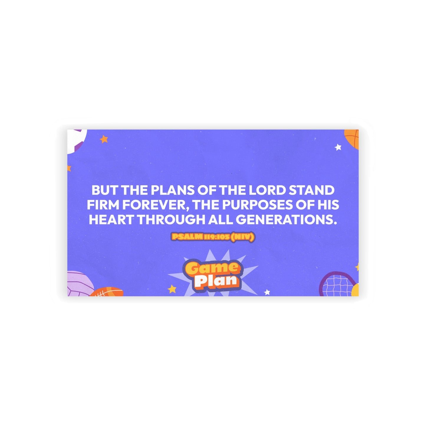 Memory Verse Cards | V8 | Game Plan Preschool