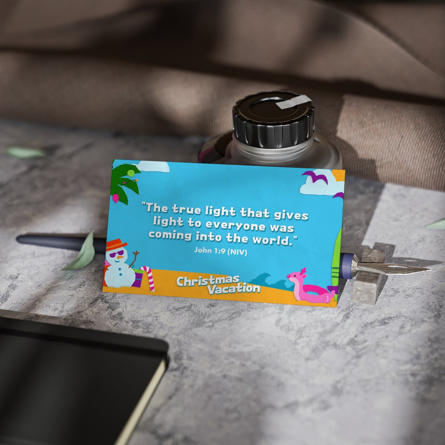 Memory Verse Cards | V7 | Christmas Vacation Preschool