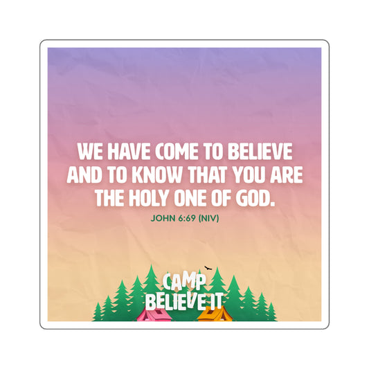 Memory Verse Sticker | V8 | Camp Believe It