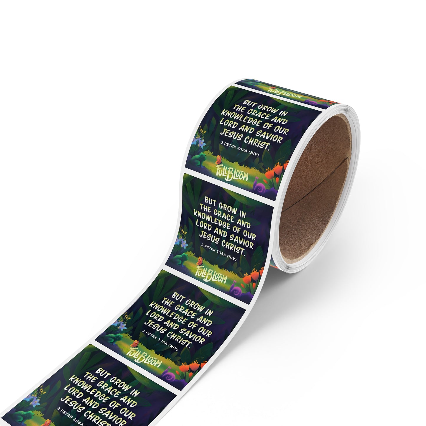 Memory Verse Sticker Roll | V8 | Full Bloom