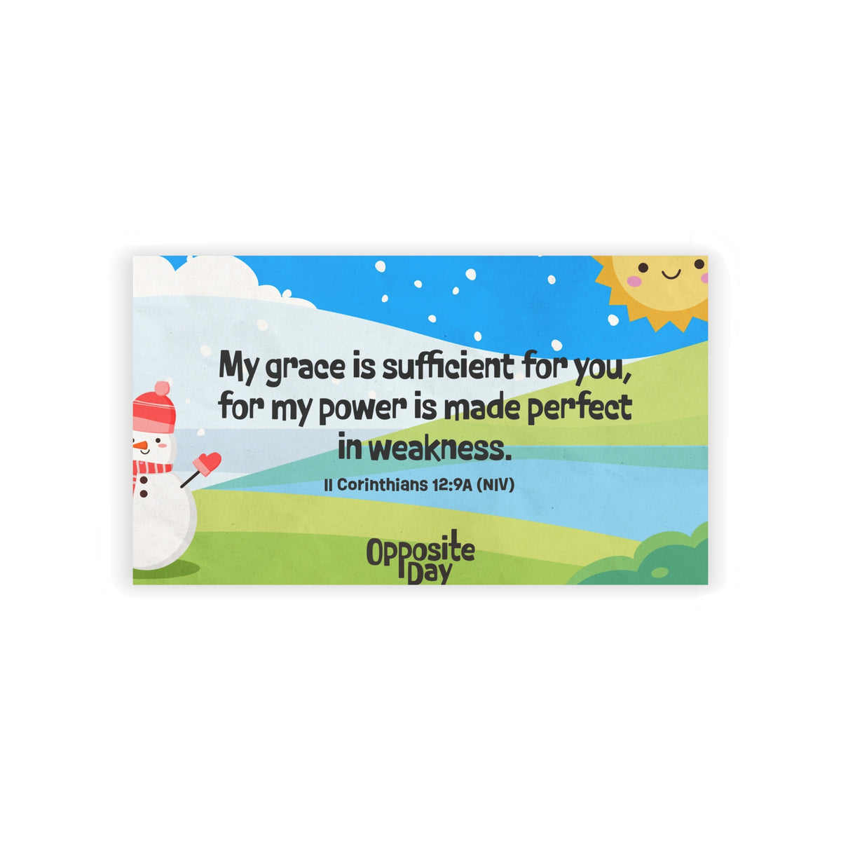 Memory Verse Cards | V5 | Opposite Day Preschool