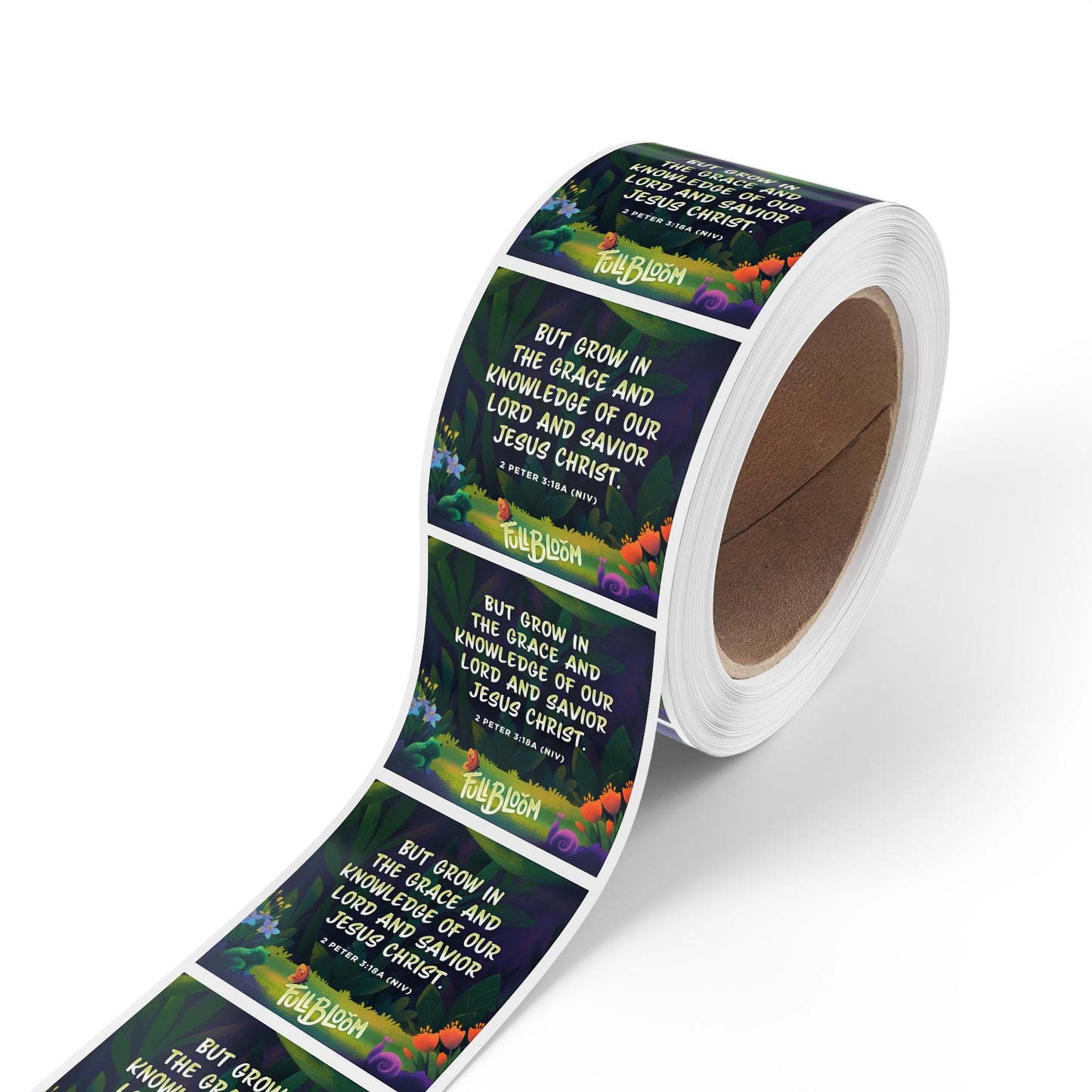 Memory Verse Sticker Roll | V8 | Full Bloom