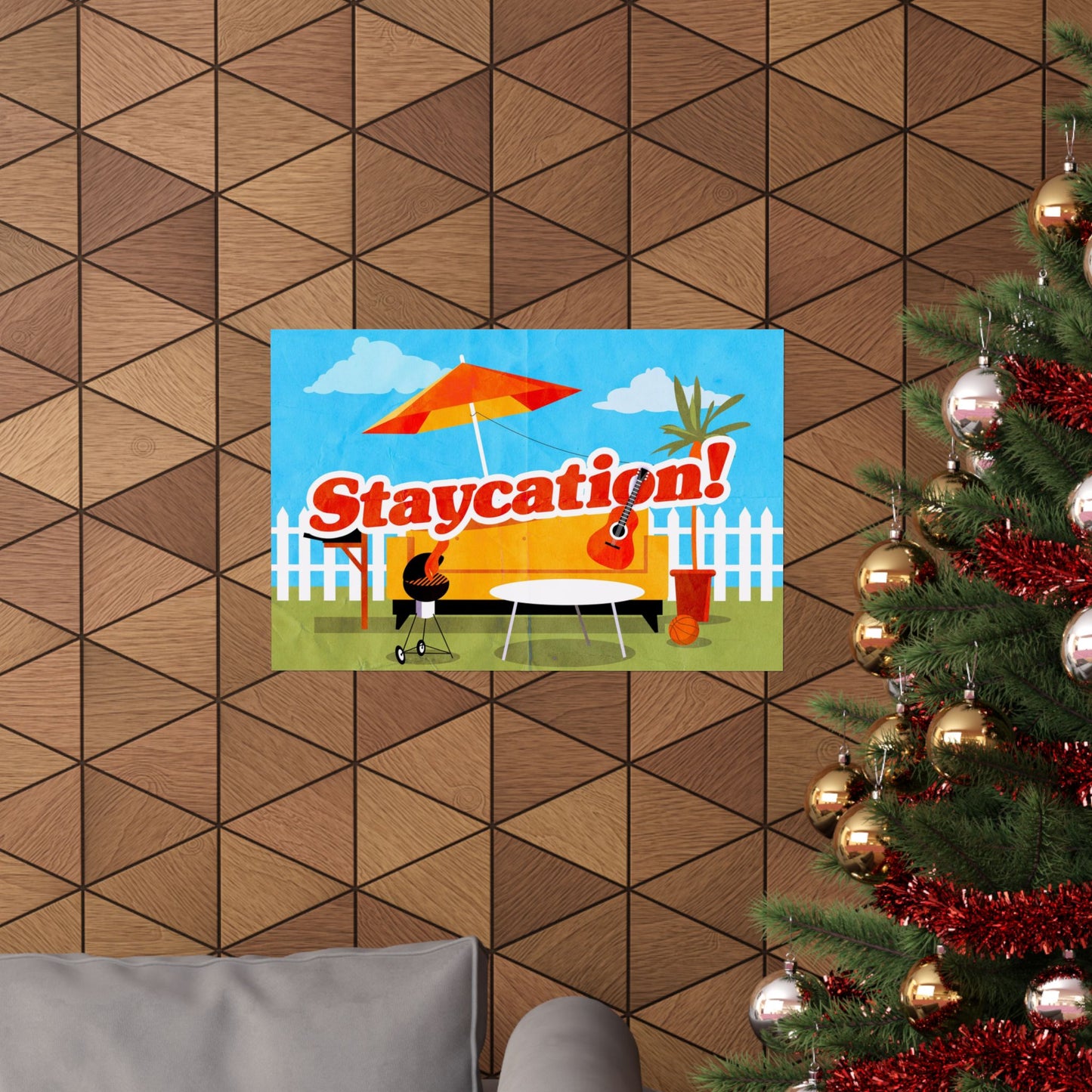 Poster I V6 I Staycation! Series Graphic I Horizontal