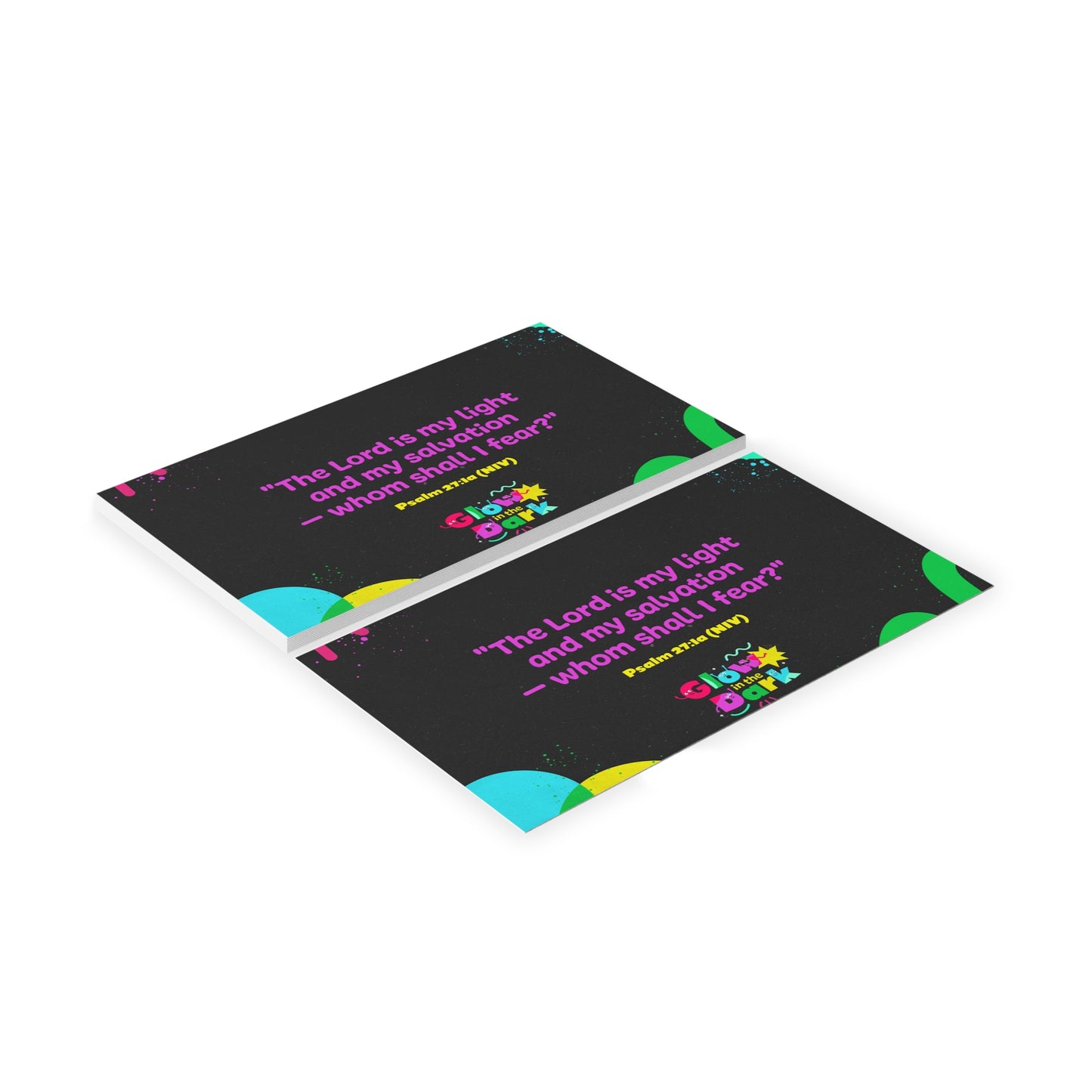 Memory Verse Cards | V7 | Glow in the Dark Preschool