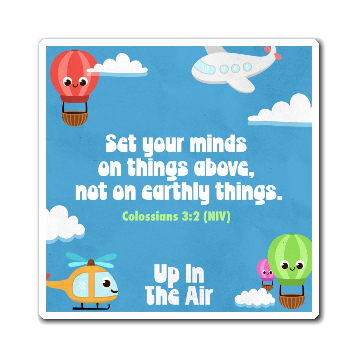 Memory Verse Magnet | V5 | Up in The Air Preschool