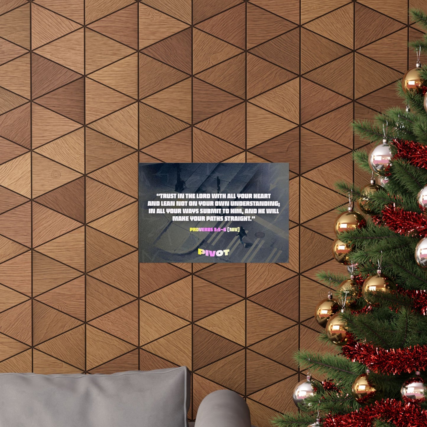 Poster I Pivot Memory Verse Graphic I Horizontal