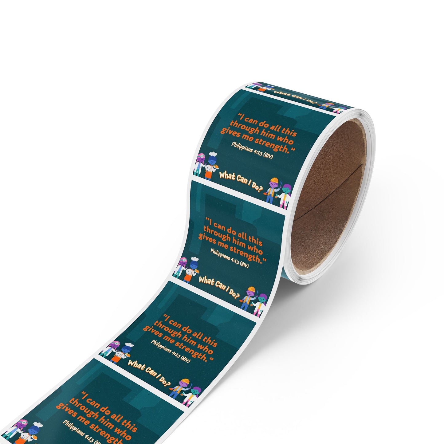 Memory Verse Sticker Roll | V7 | What Can I Do Preschool