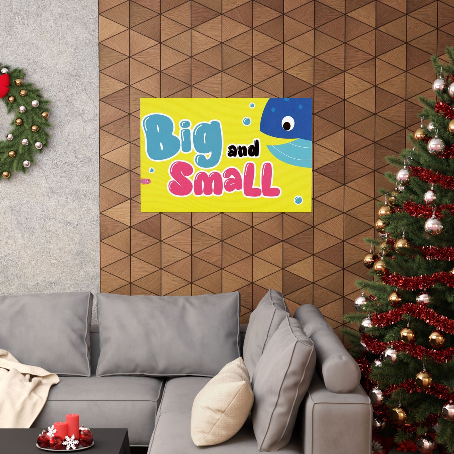Poster I V5 I Big And Small Preschool Series Graphic I Horizontal