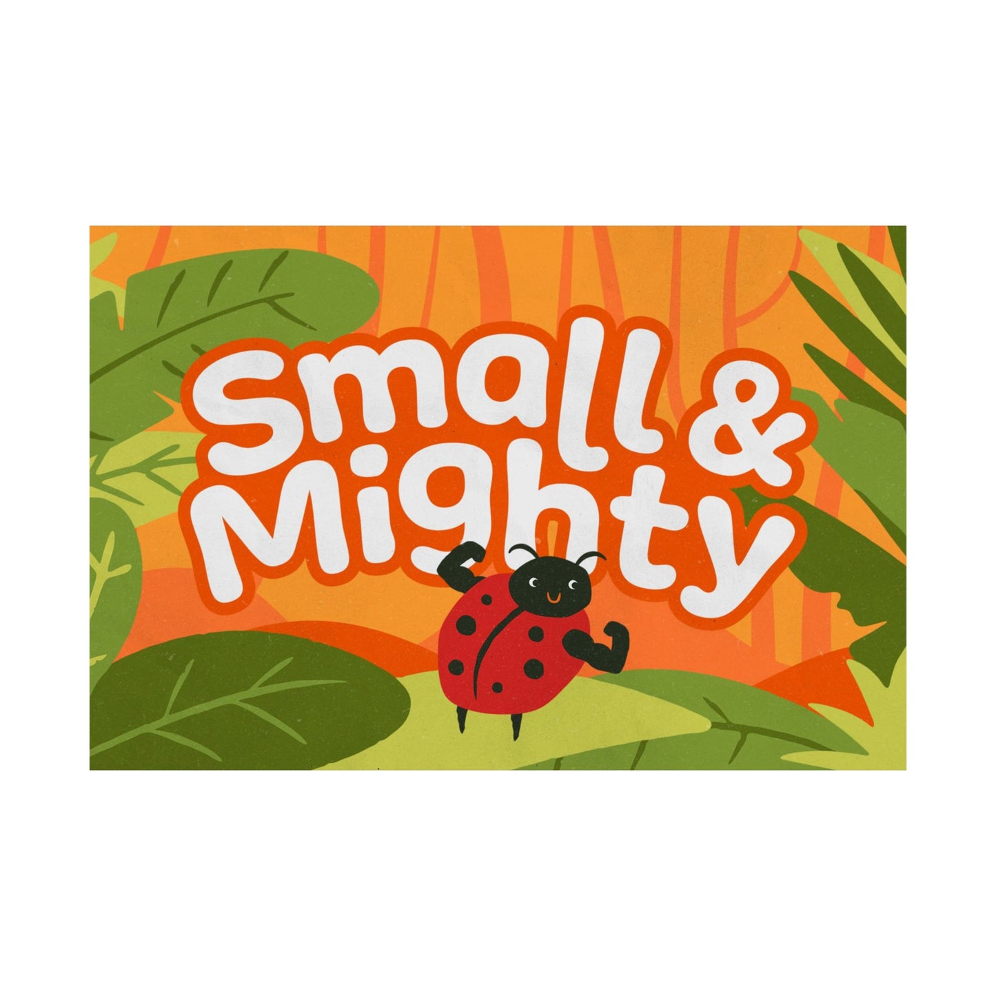 Poster | Small & Mighty Preschool Series Graphic | Horizontal