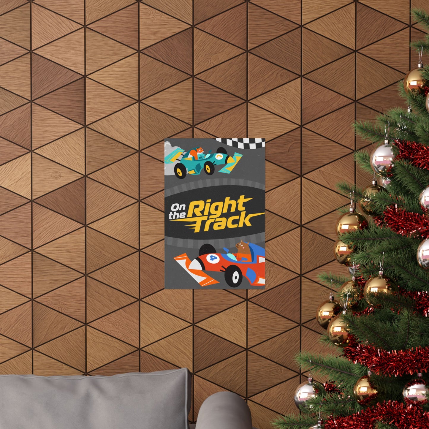 Poster | V7 | On the Right Track Preschool Series Graphic | Vertical