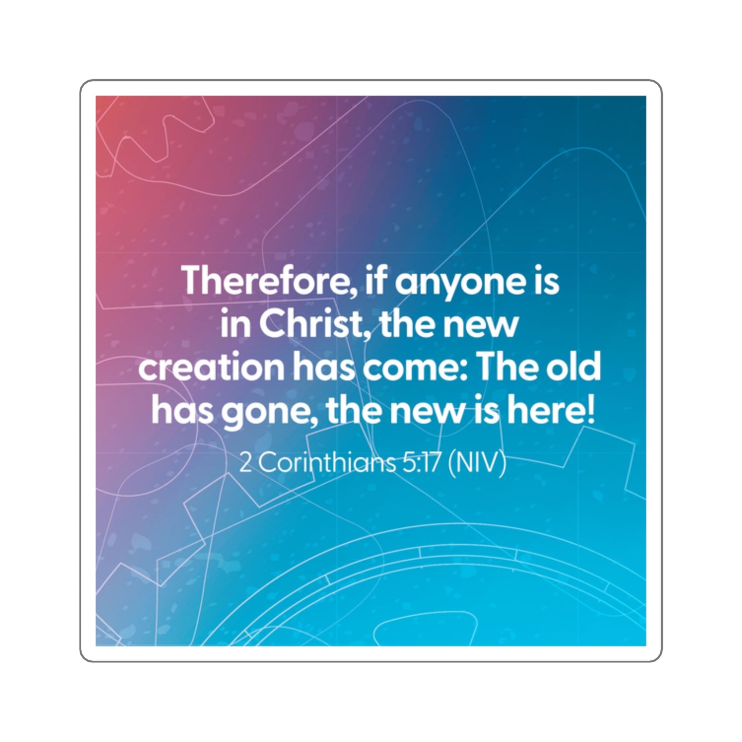 Memory Verse Sticker | V6 | Changing Gears Preschool