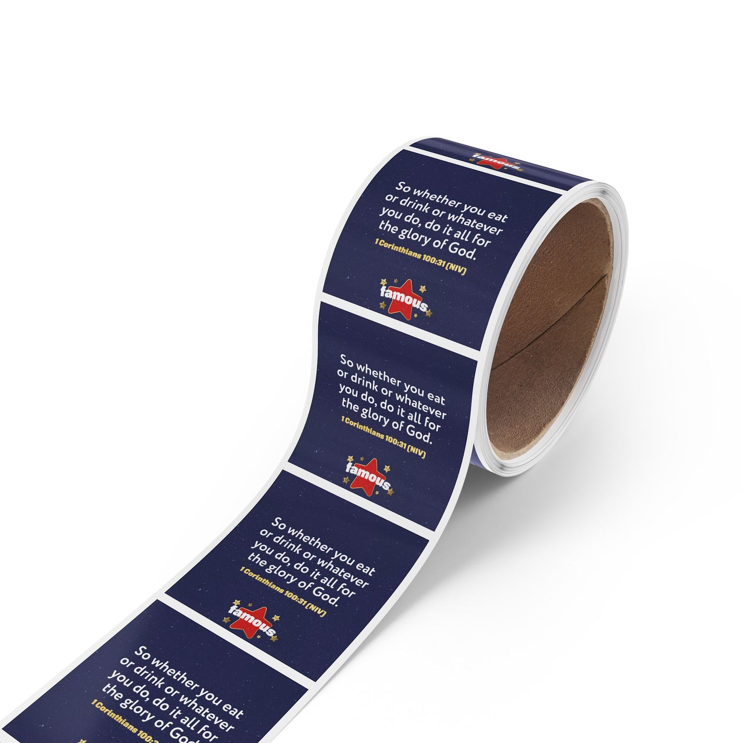 Memory Verse Sticker Roll | V5 | Famous Preschool