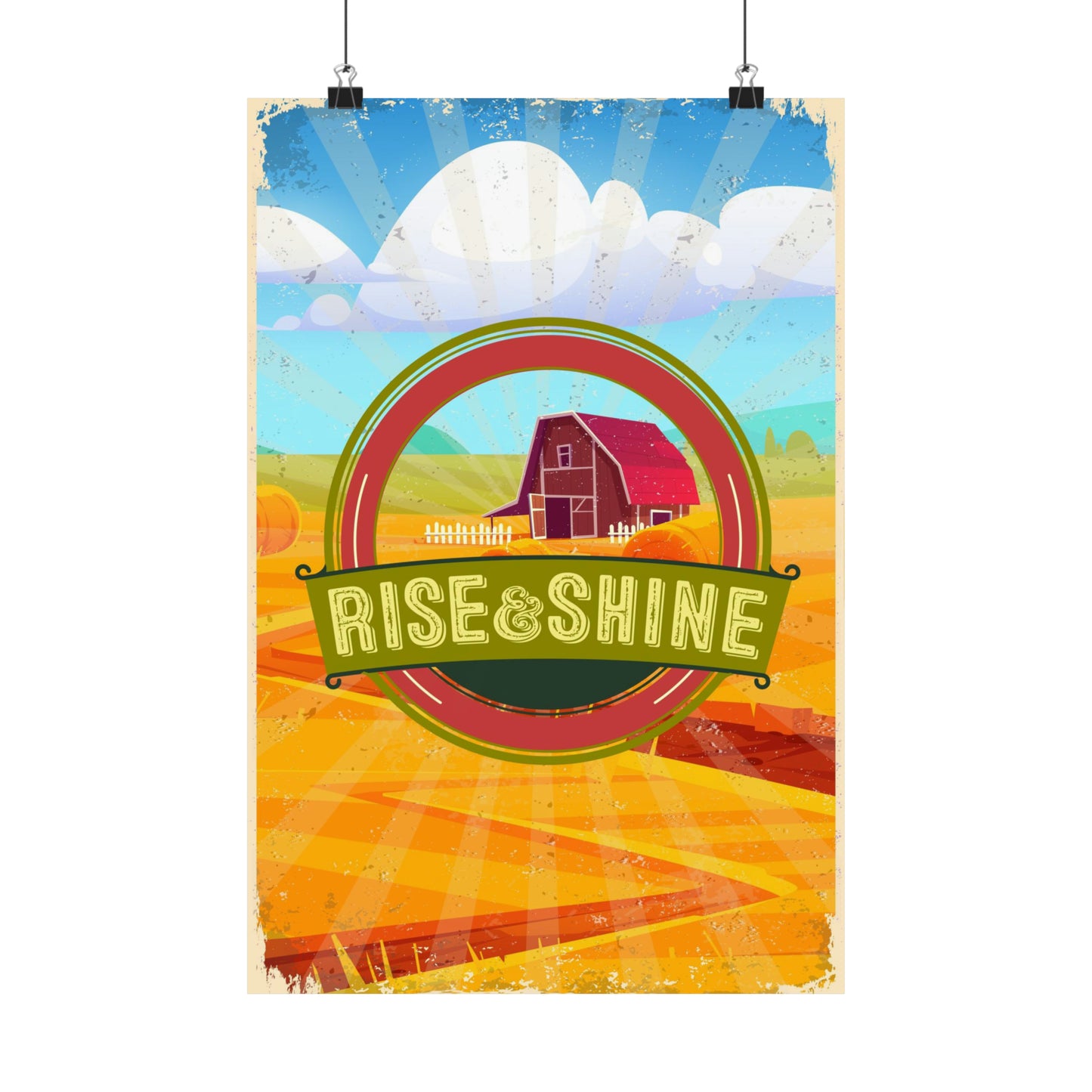 Poster I V6 I Rise & Shine Series Graphic I Vertical