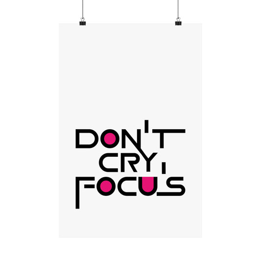 Don't Cry, Focus | SYCU | Poster