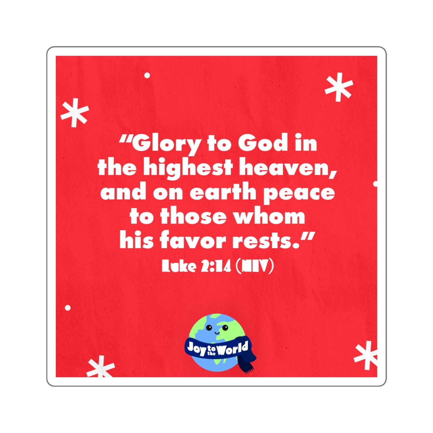 Memory Verse Sticker | V5 | Joy To The World Preschool