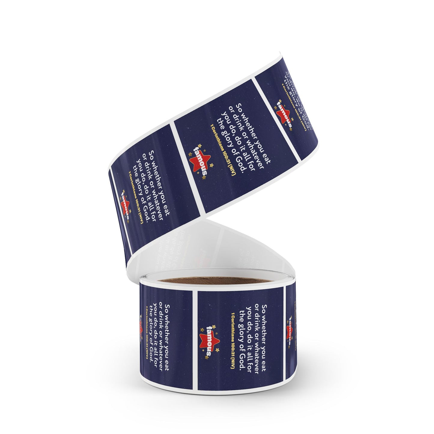 Memory Verse Sticker Roll | V5 | Famous Preschool