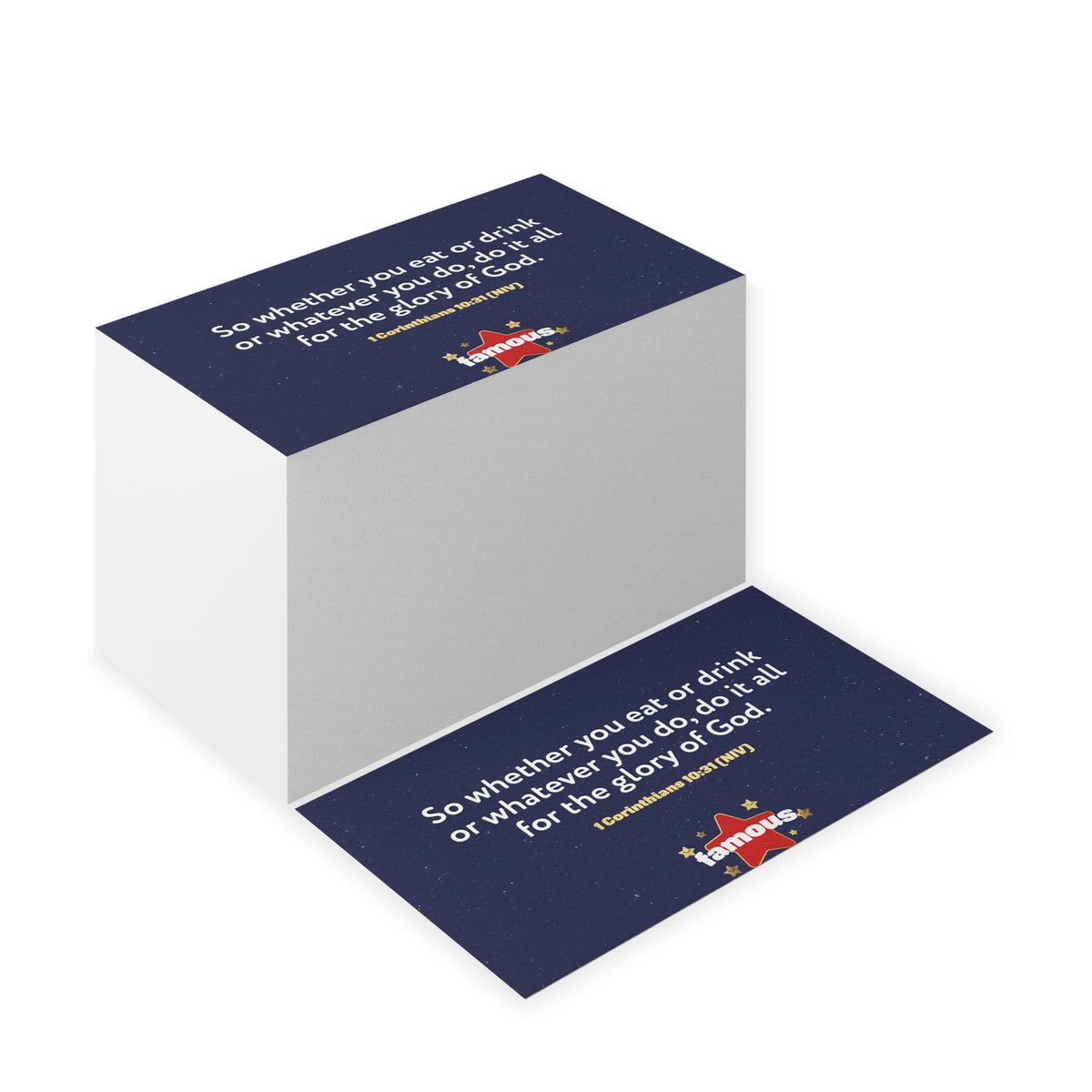 Memory Verse Cards | V5 | Famous Preschool
