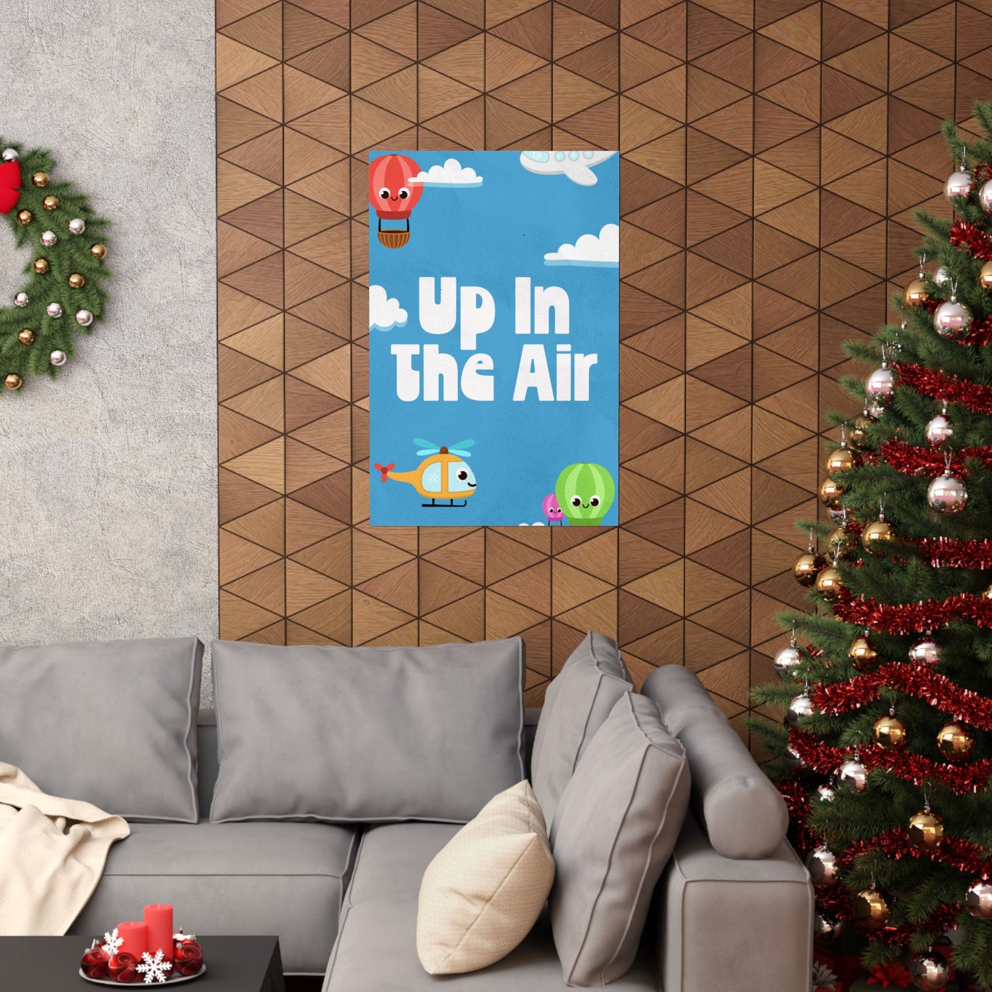 Poster I V5 I Up In The Air Preschool Series Graphic I Vertical