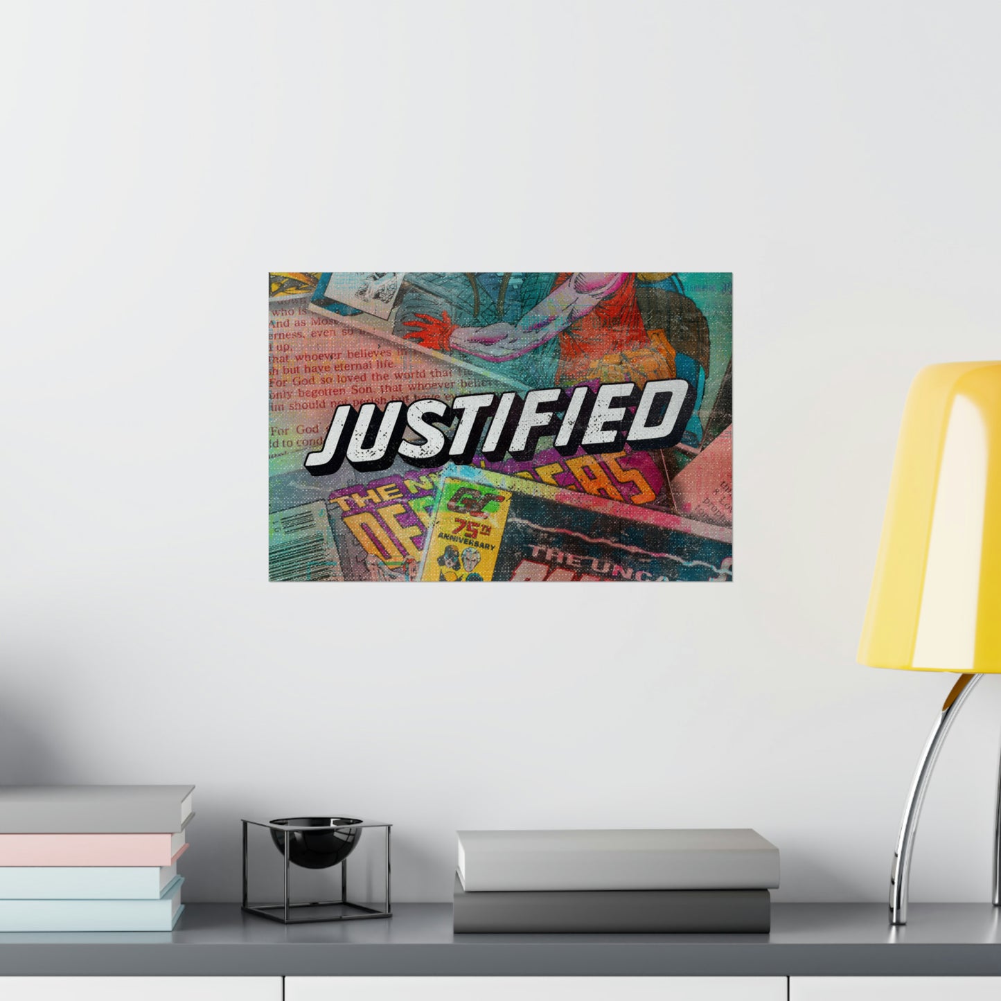 Poster | V7 | Justified Series Graphic | Horizontal