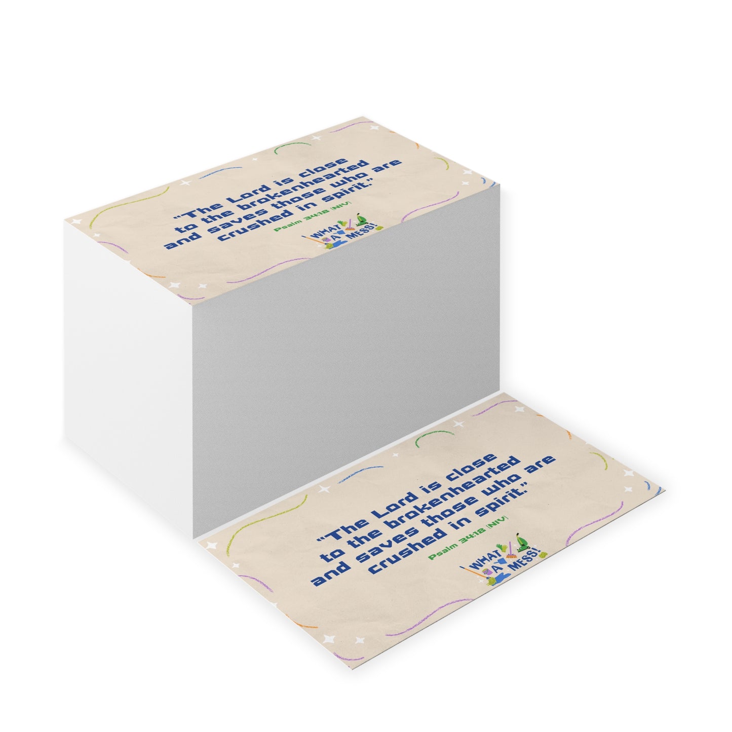 Memory Verse Cards | What A Mess Preschool