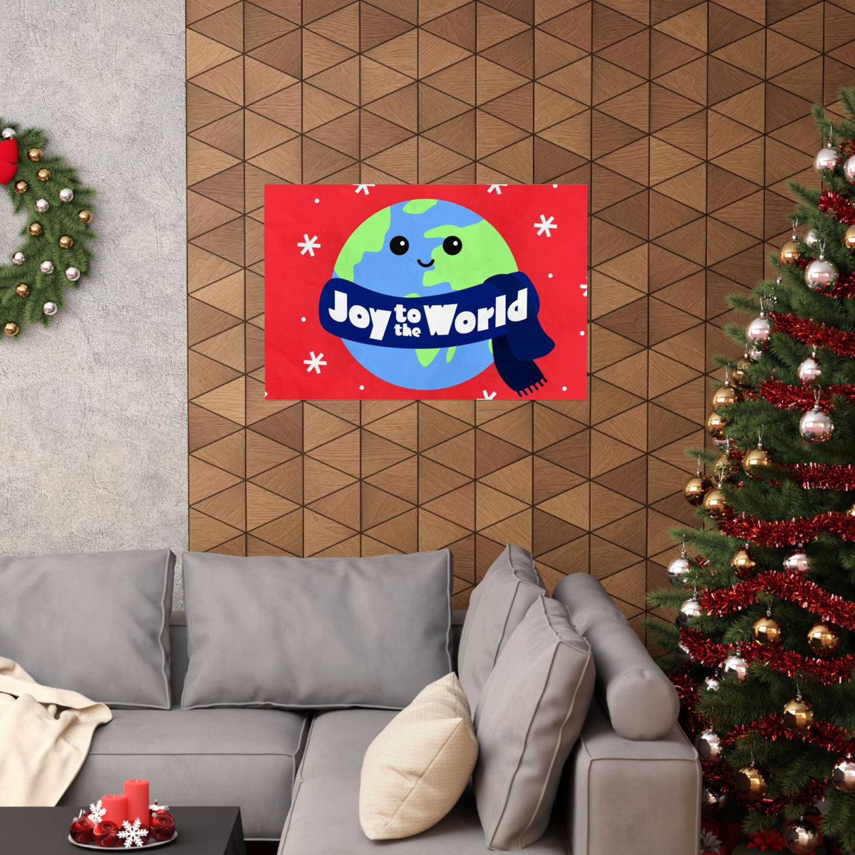 Poster I V5 I Joy To The World Preschool Series Graphic I Horizontal