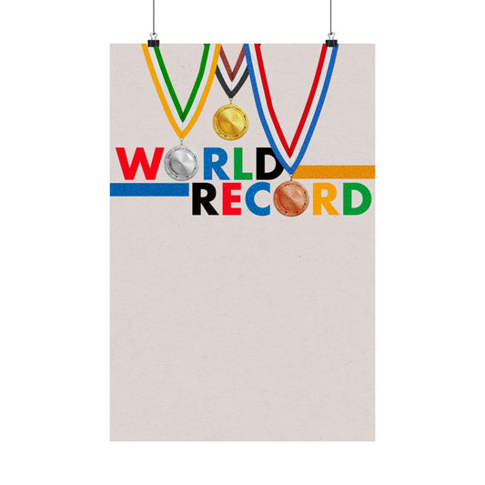 Poster I V7 I World Record Event Graphic I Vertical