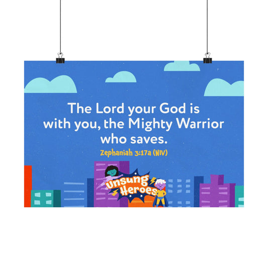 Poster | V8 | Unsung Heroes Preschool Memory Verse Graphic | Horizontal