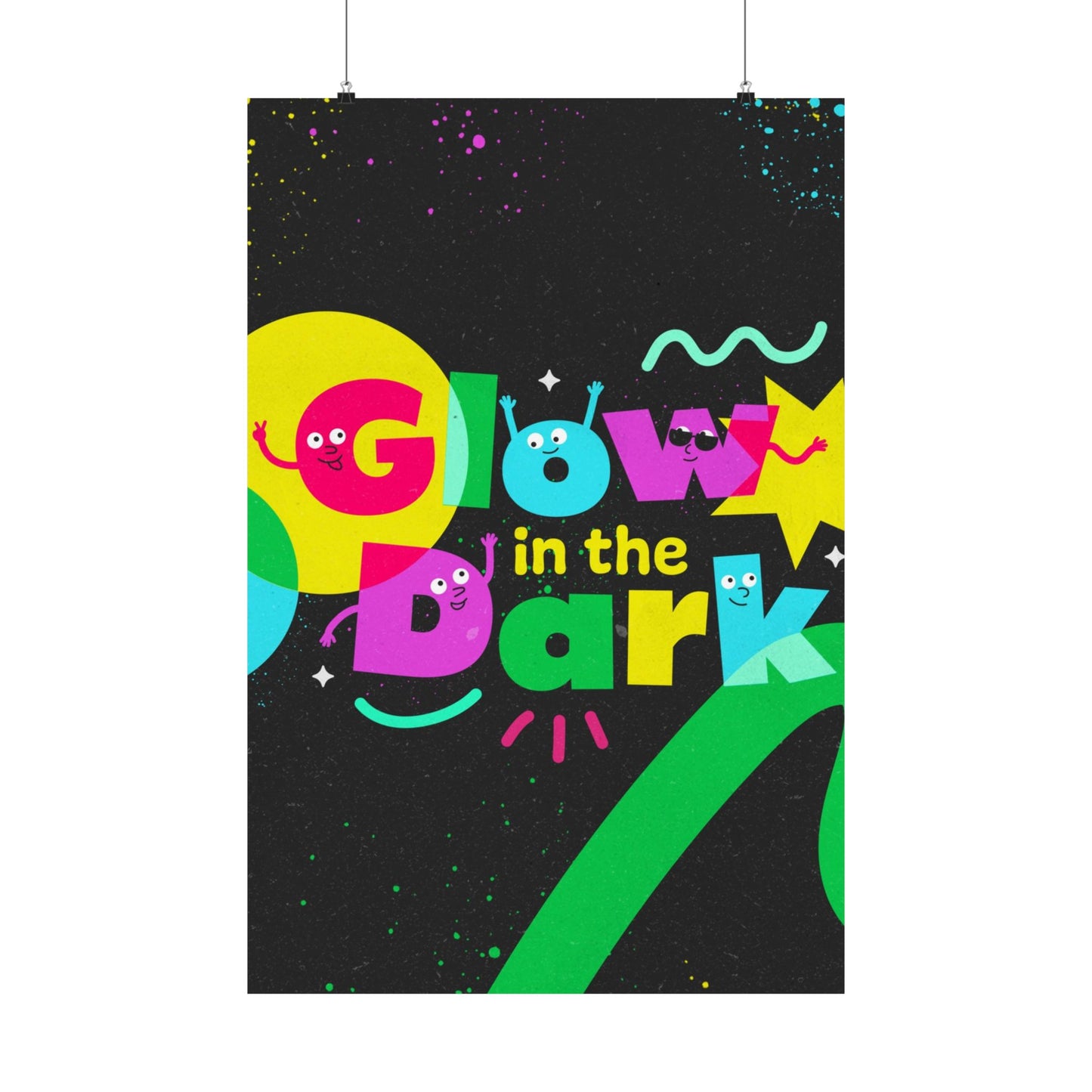Poster | V7 | Glow in the Dark Preschool Series Graphic | Vertical