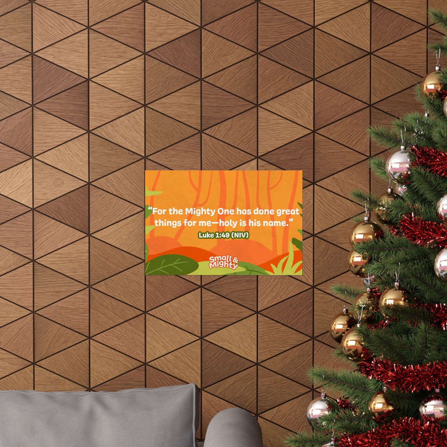 Poster | Small & Mighty Preschool Memory Verse Graphic | Horizontal