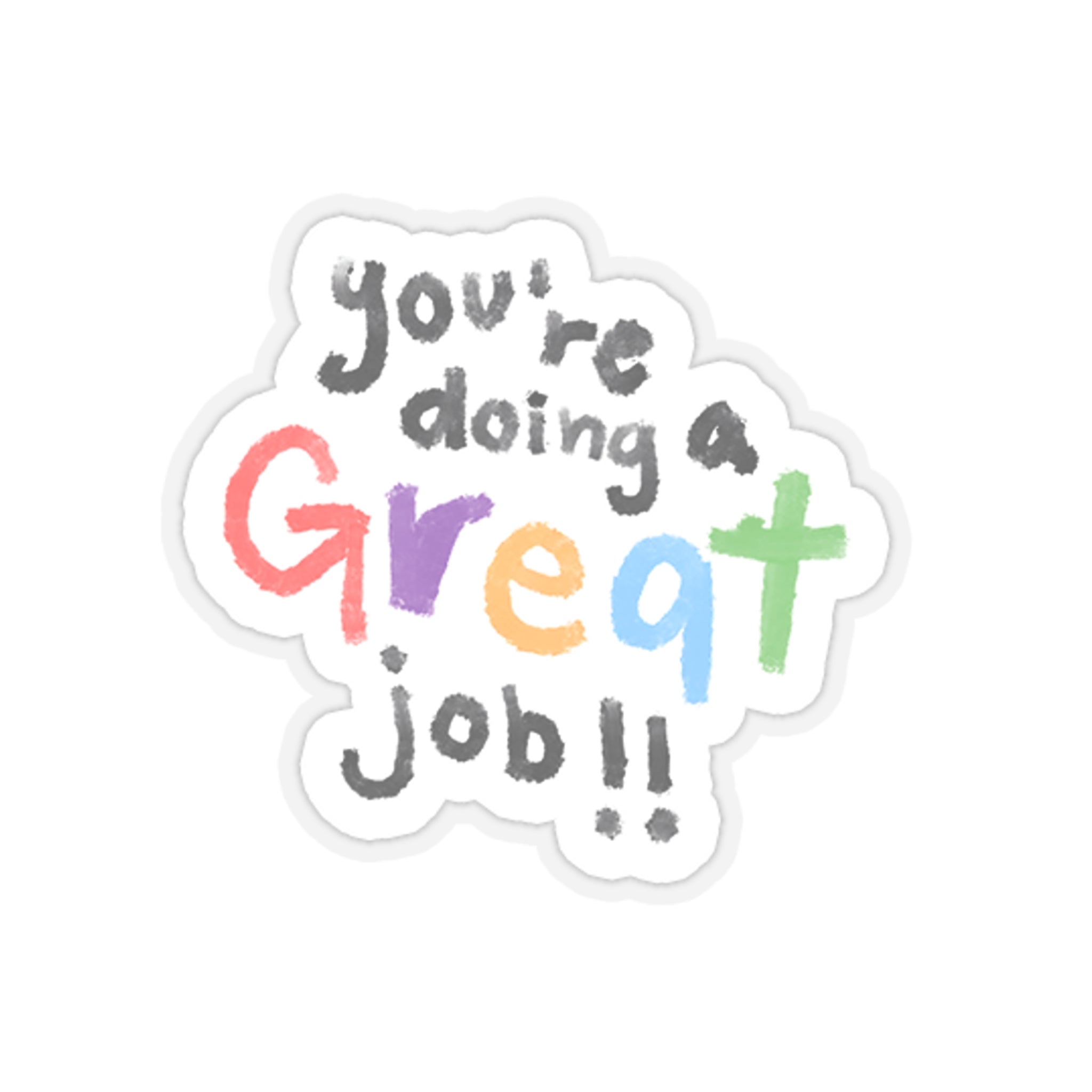 Great Job Sticker – Grow Print Shop