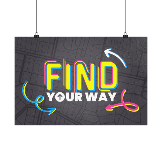 Poster | V9 | Find Your Way Series Graphic | Horizontal