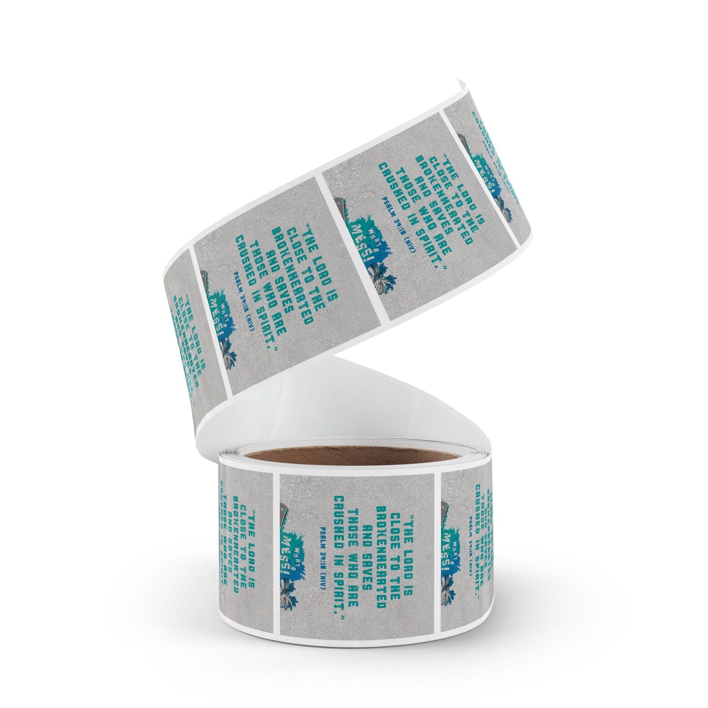 Memory Verse Sticker Roll | What A Mess Elementary