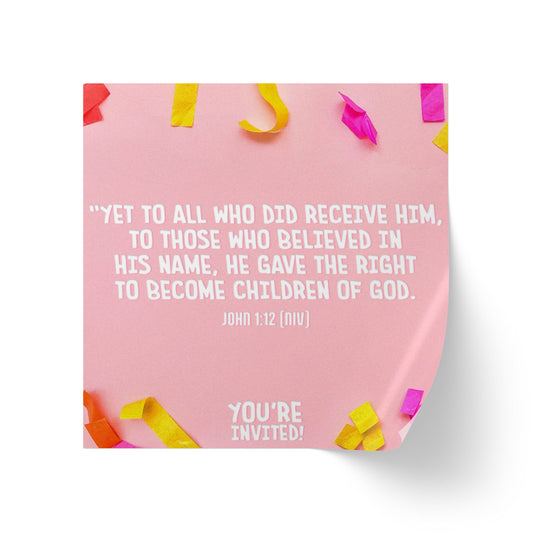 Memory Verse Sticker Roll | V9 | You're Invited! Elementary