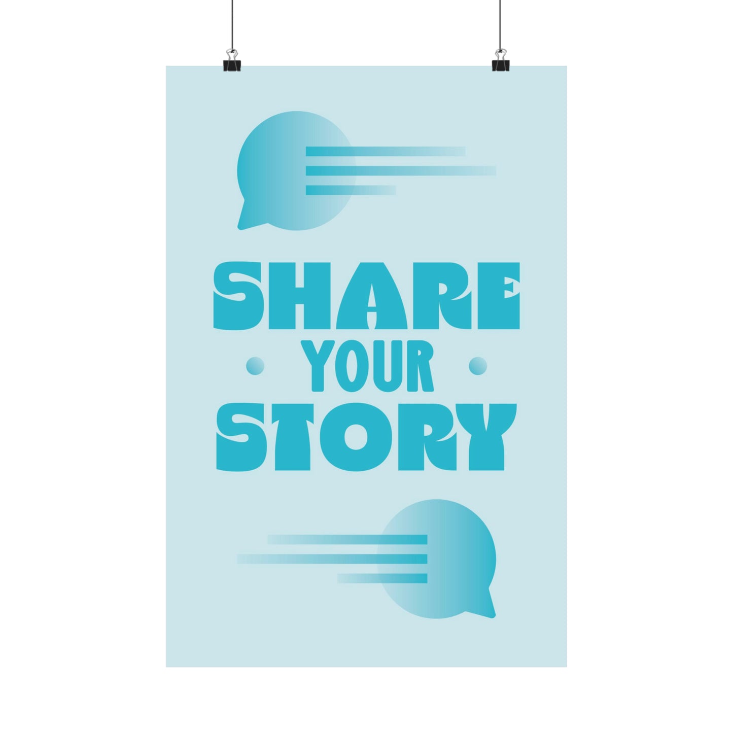 Poster I V7 I Share Your Story Students Discipleship Graphic I Vertical