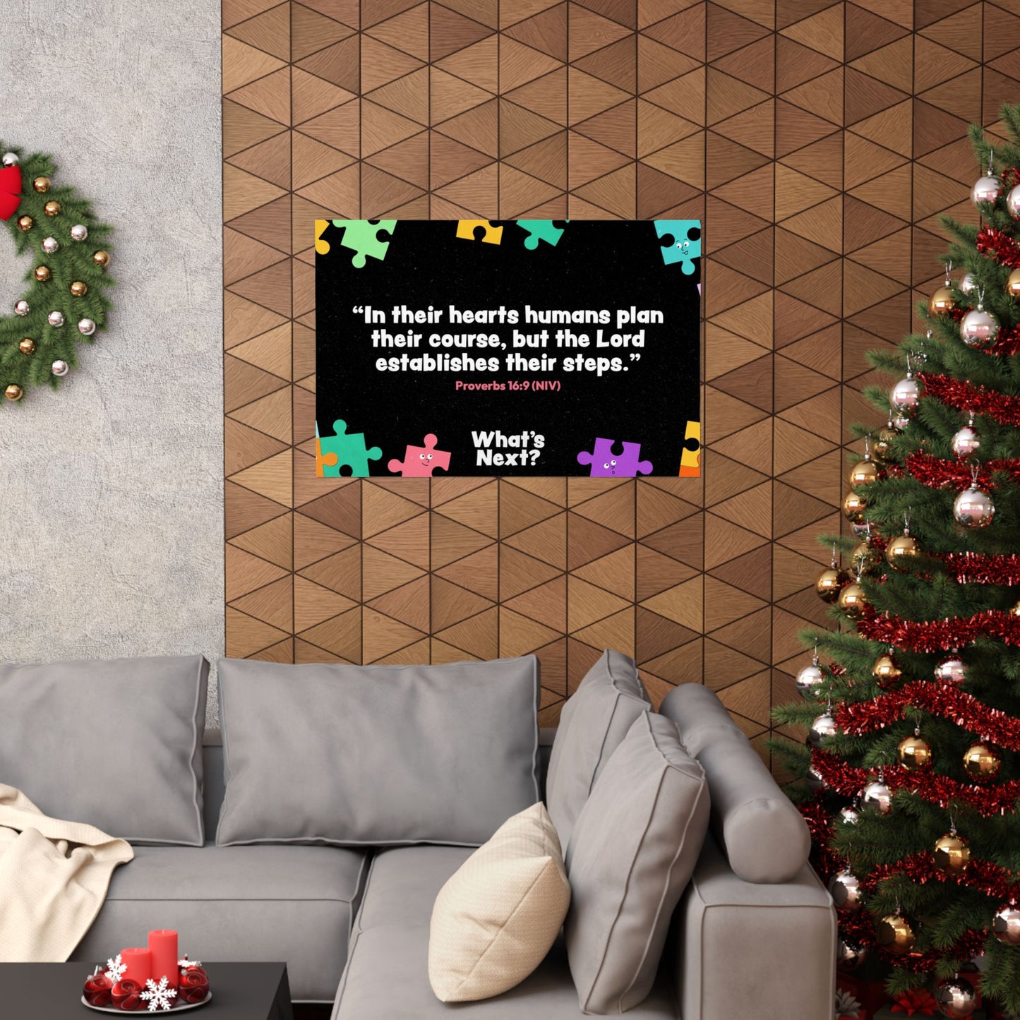 Poster | V8 | What's Next Preschool Memory Verse Graphic | Horizontal