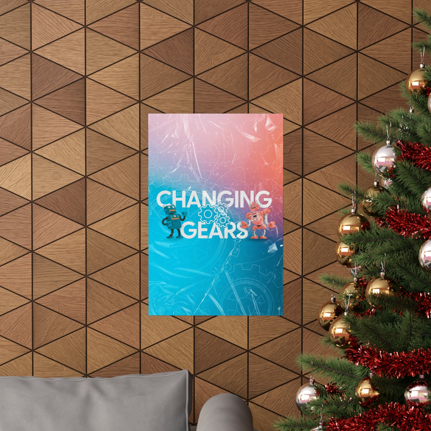 Poster I V6 I Changing Gears Series Graphic I Vertical