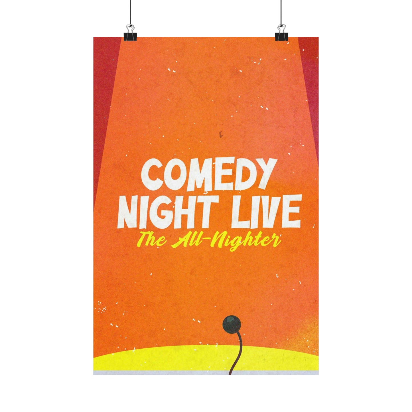 Poster I V7 I Comedy Night Live Event Graphic I Vertical