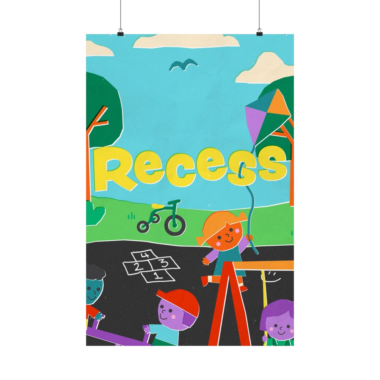 Poster | V7 | Recess Preschool Series Graphic | Vertical