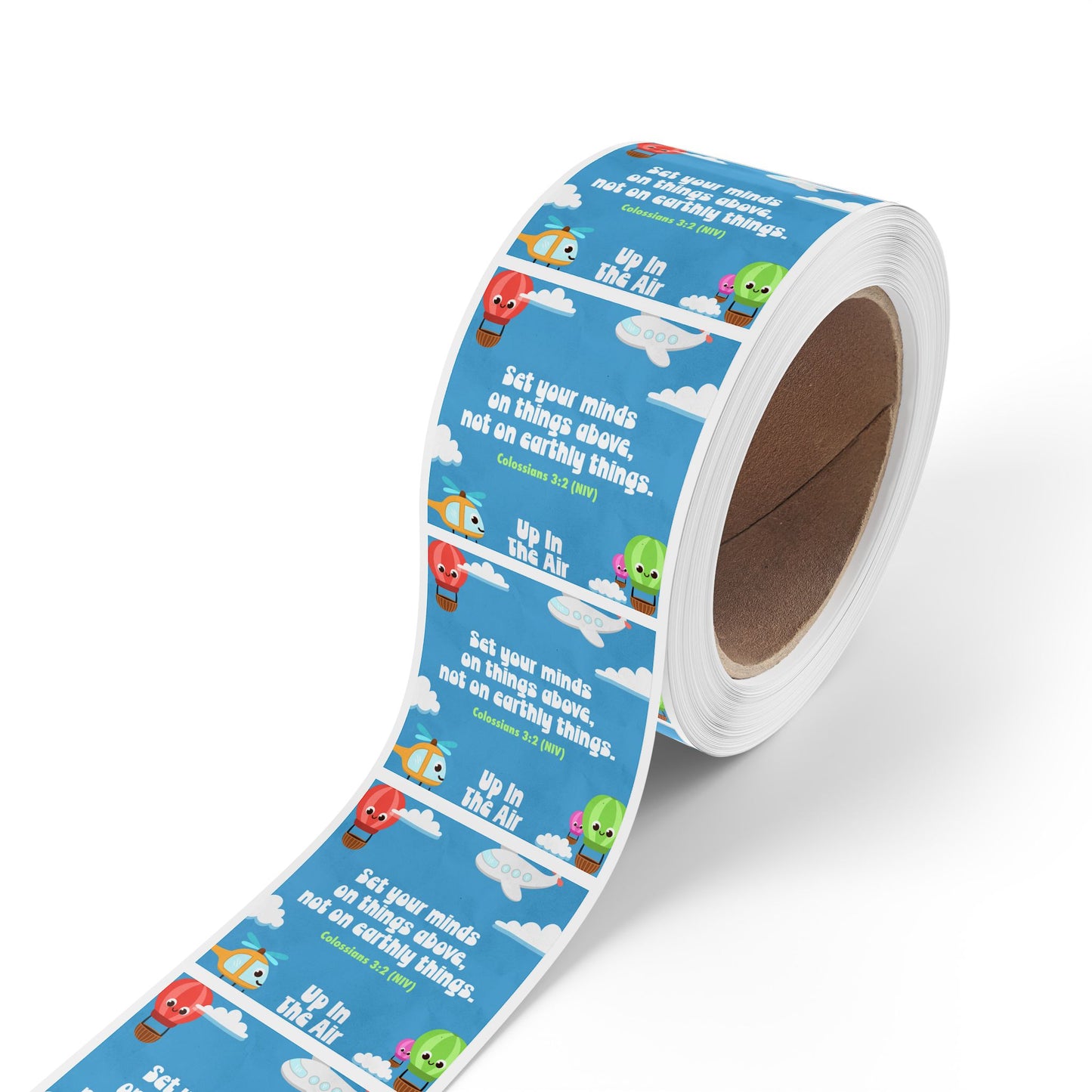 Memory Verse Sticker Roll | V5 | Up in The Air Preschool
