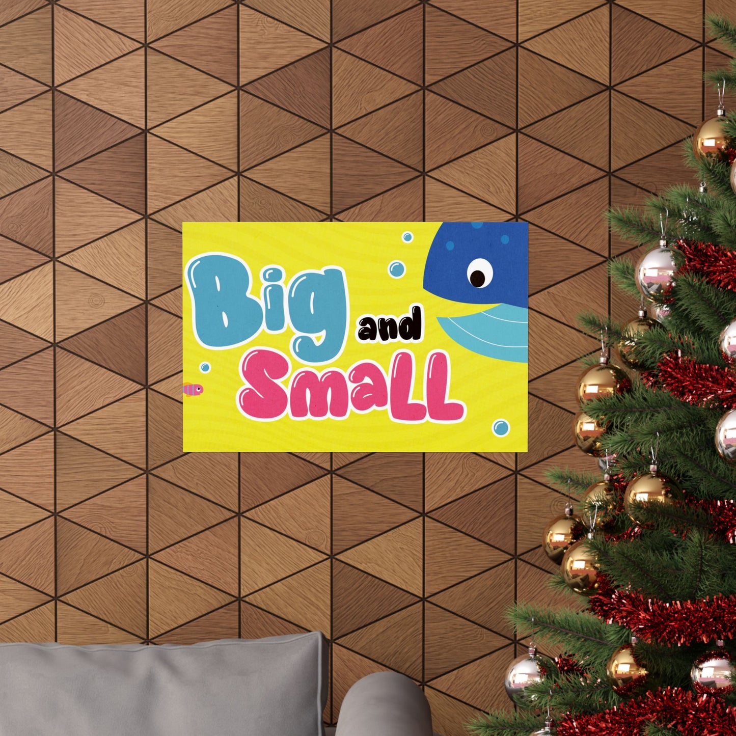 Poster I V5 I Big And Small Preschool Series Graphic I Horizontal
