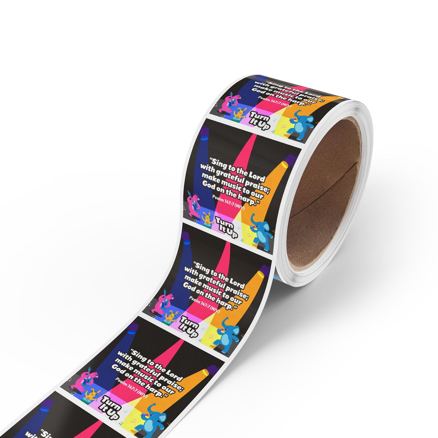 Memory Verse Sticker Roll | V7 | Turn It Up Preschool