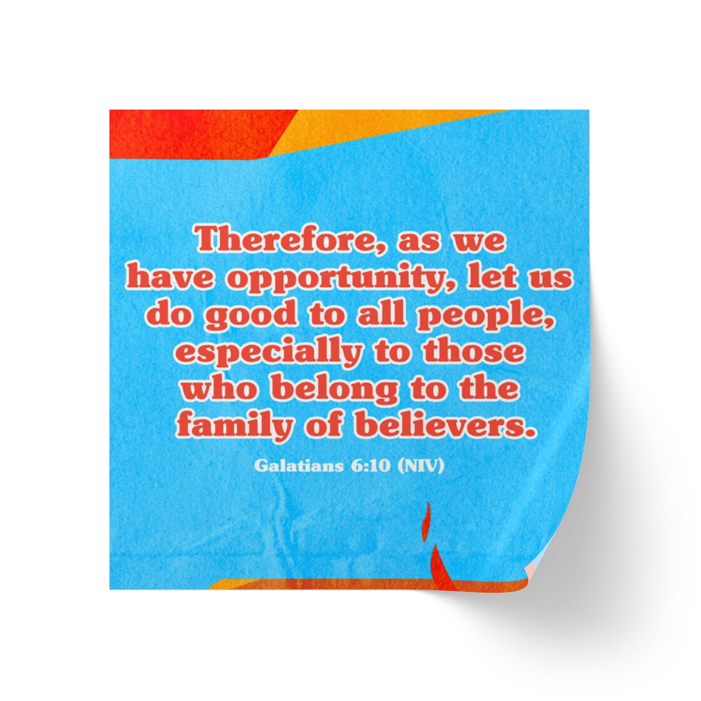 Memory Verse Sticker Roll | V6 | Staycation! Preschool