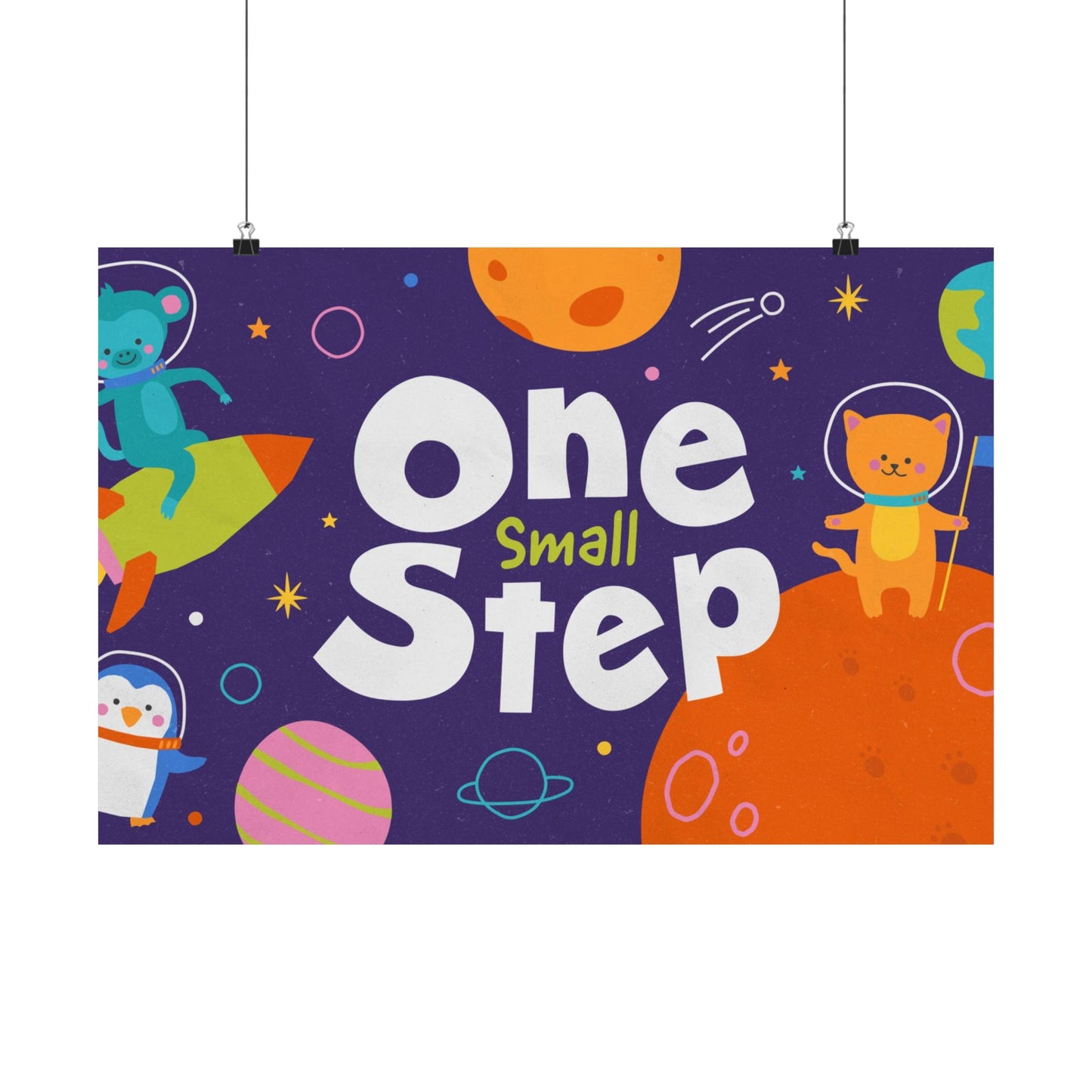 Poster | V7 | One Small Step Preschool Series Graphic | Horizontal