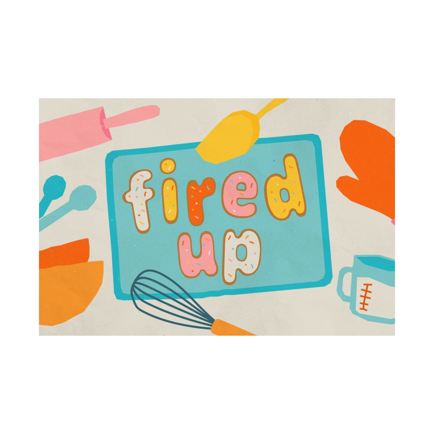 Poster | V8 | Fired Up Preschool Series Graphic | Horizontal