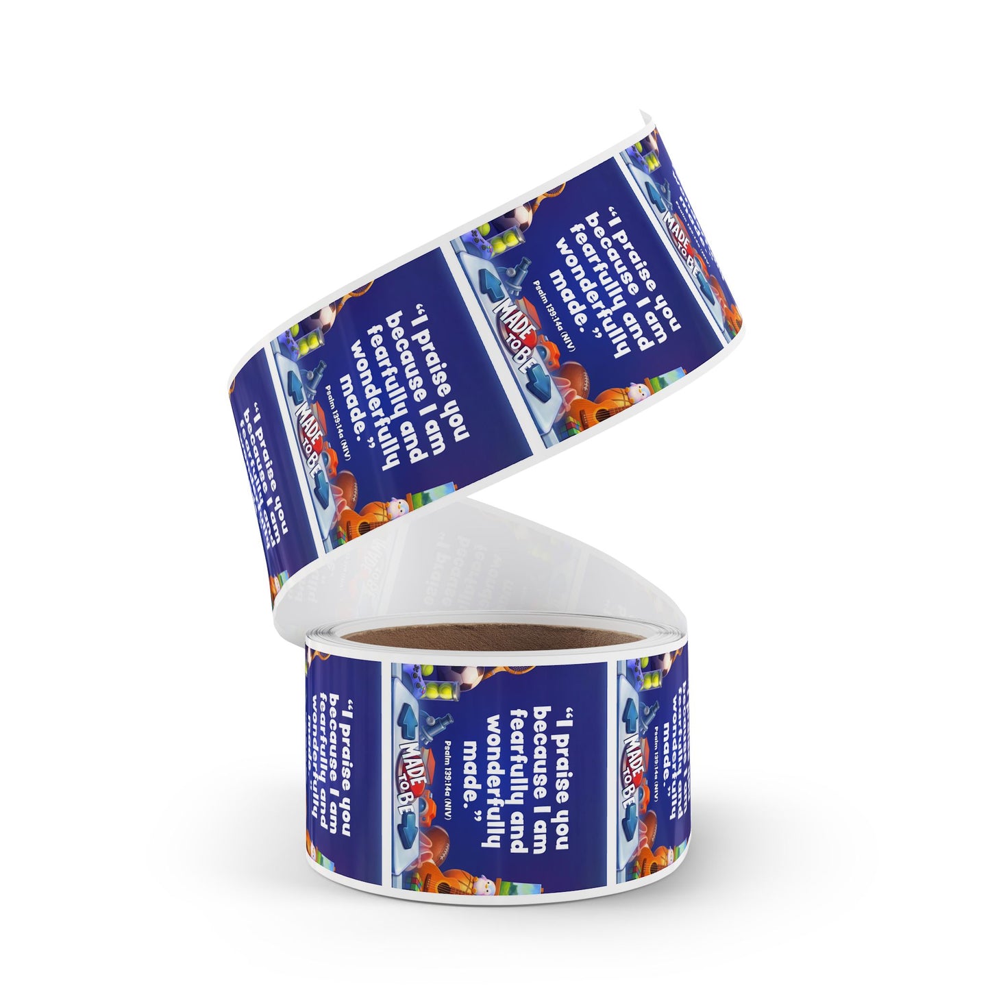 Memory Verse Sticker Roll | Made to Be Elementary