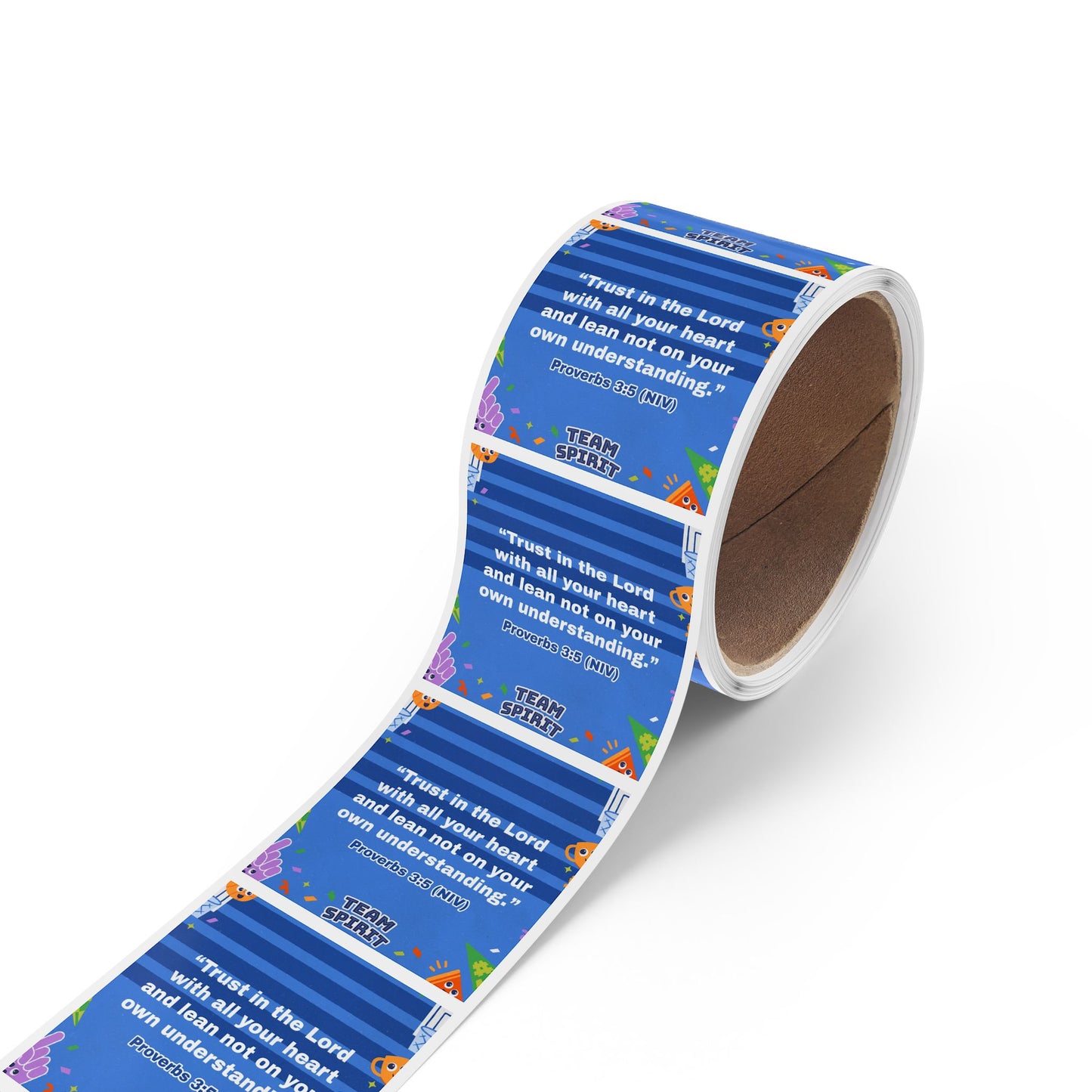 Memory Verse Sticker Roll | Team Spirit Preschool