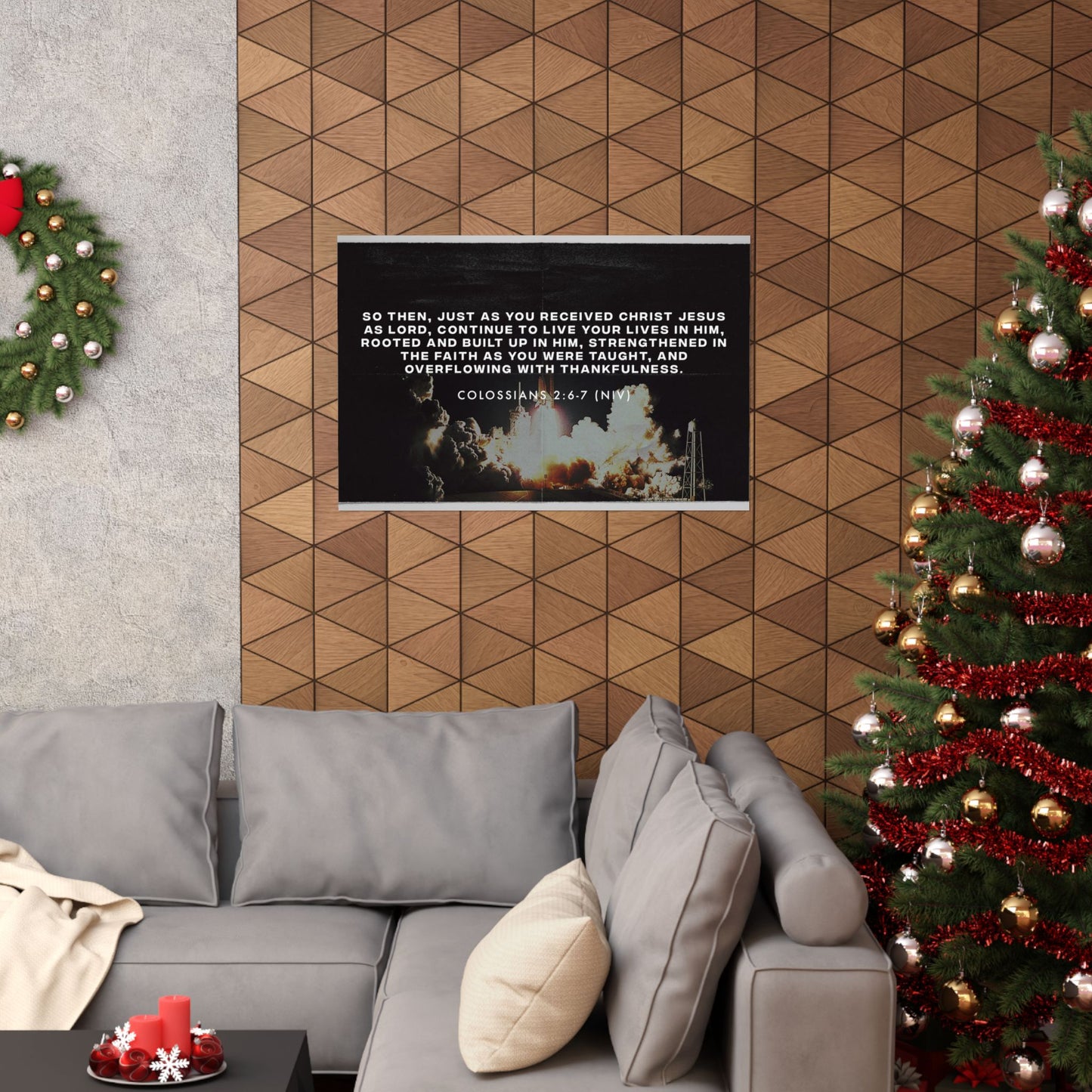 Poster I Lift Off Memory Verse Graphic I Horizontal